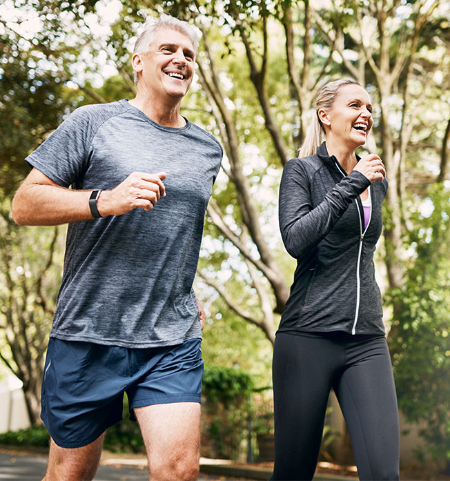 Couple Running